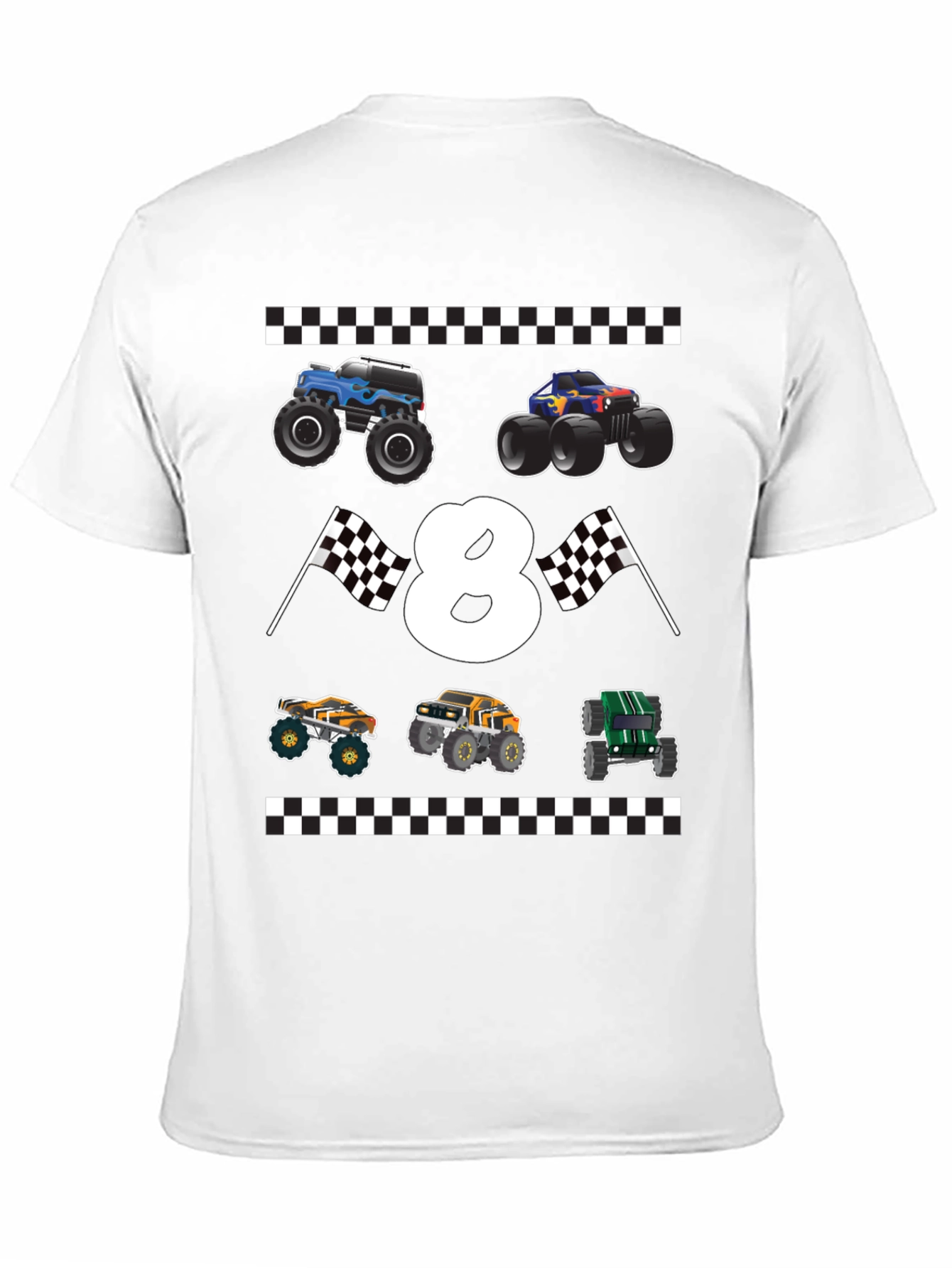 Monster Truck 8th Birthday T-Shirt