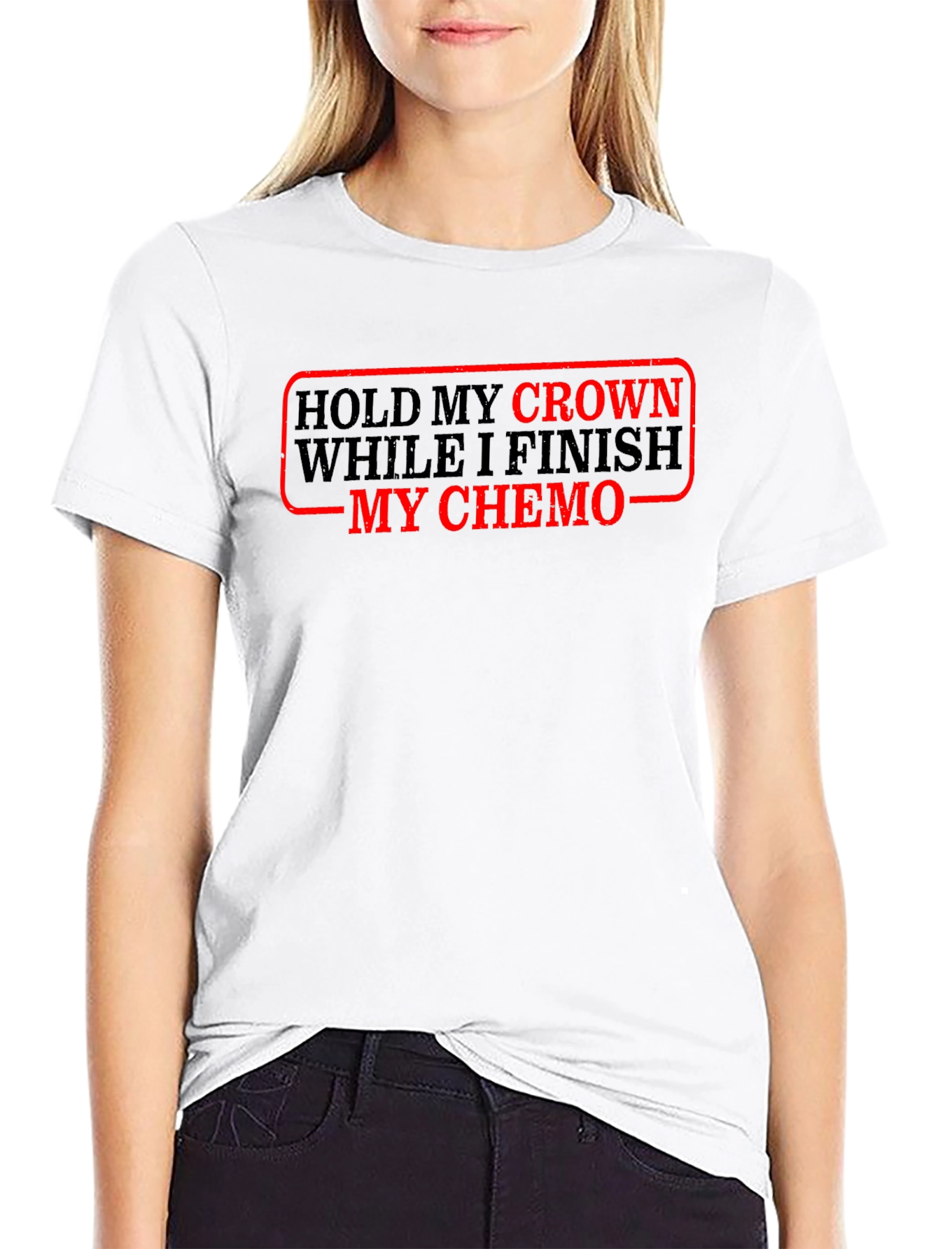 Hold My Crown Chemo Black T-Shirt
