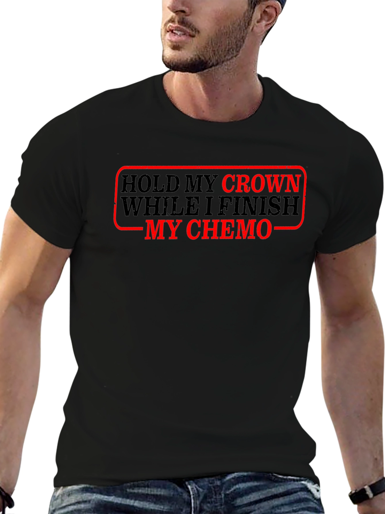 Hold My Crown Chemo Black T-Shirt