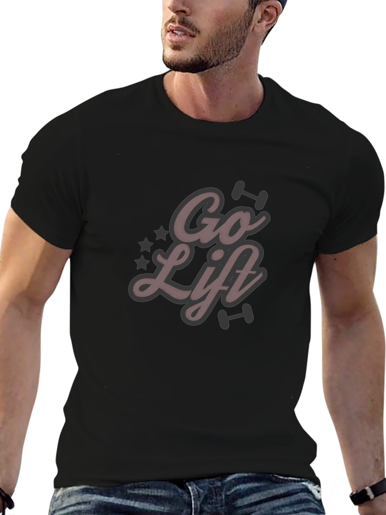 Go Lift Black T-Shirt