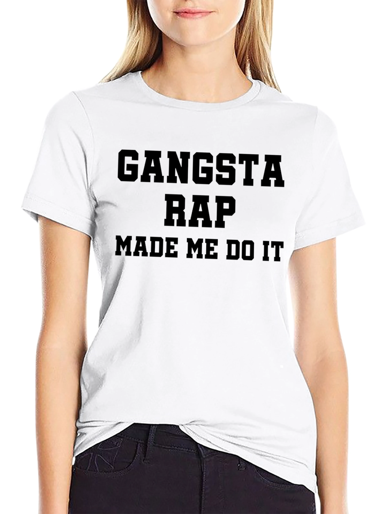 Gangsta Rap Made Me Do It T-Shirt