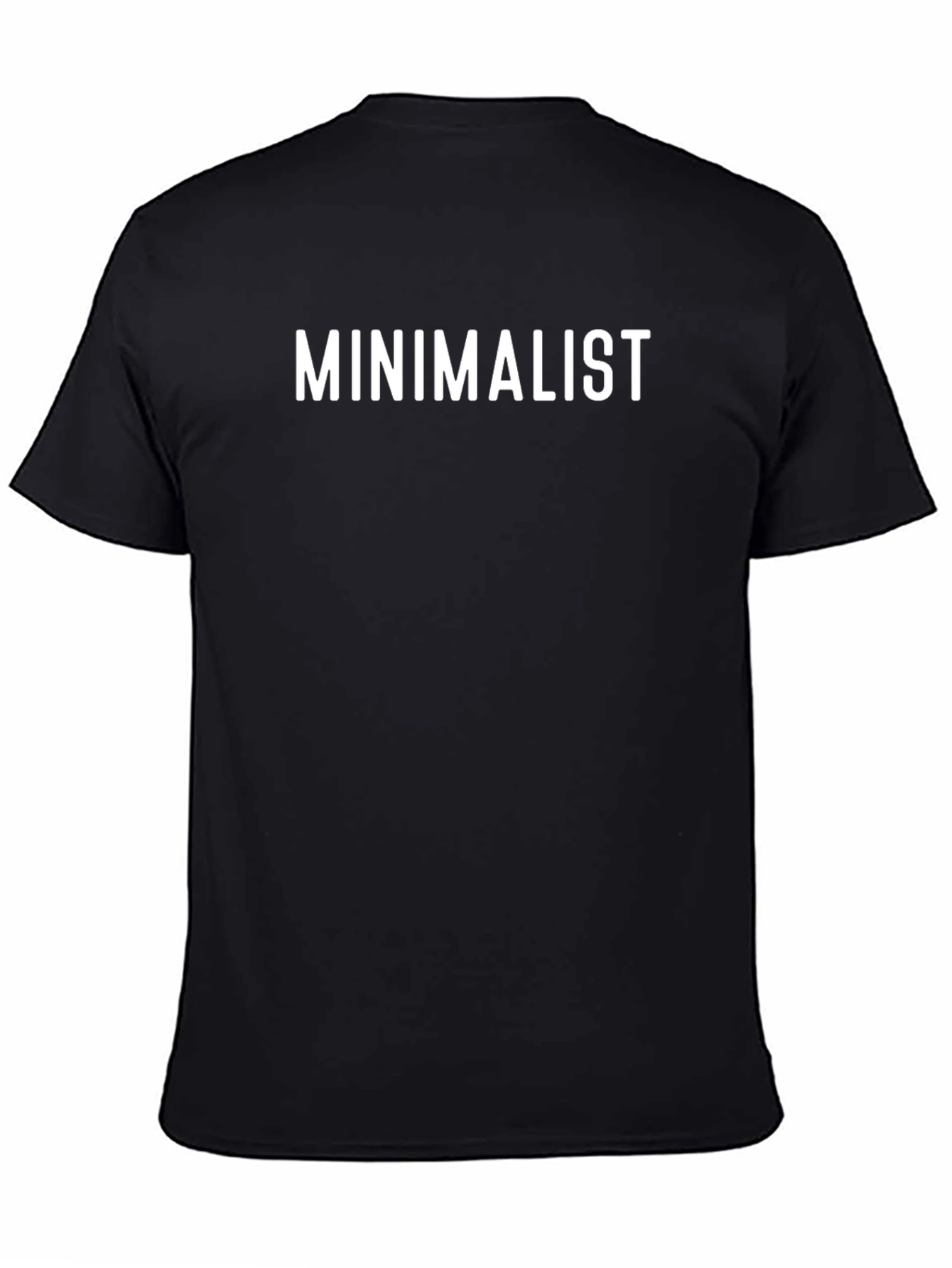 Minimalist Black Graphic Tee - Simple Style