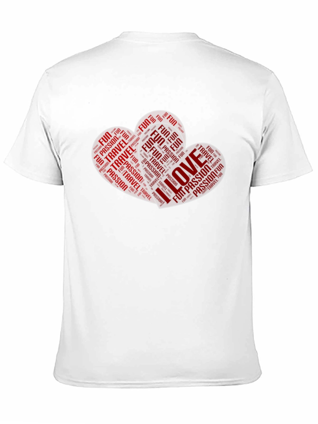 Love Travel Passion T-Shirt - Black