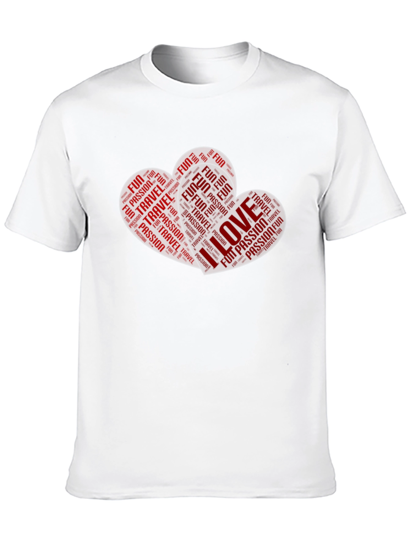 Love Travel Passion T-Shirt - Black