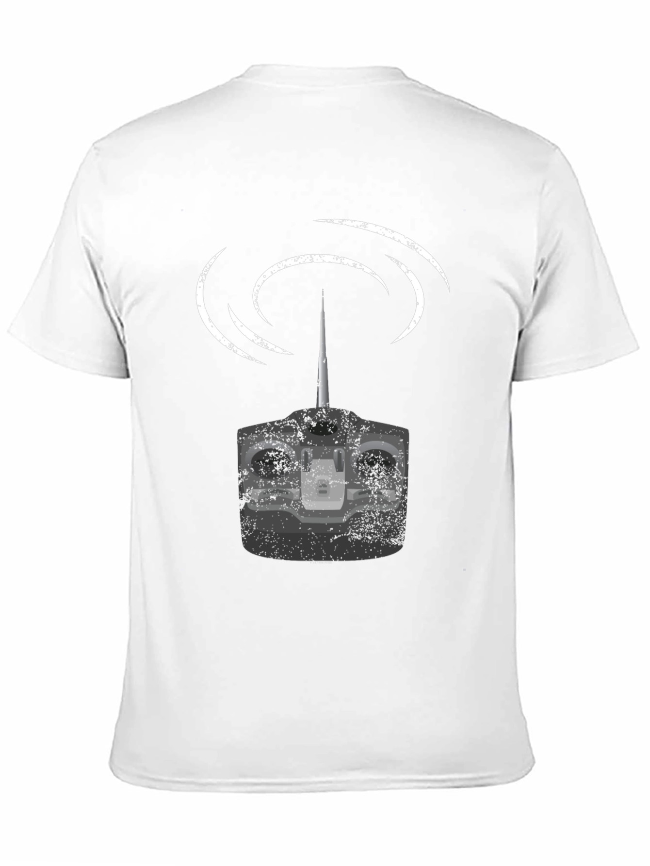 RC Controller Graphic T-Shirt - Black