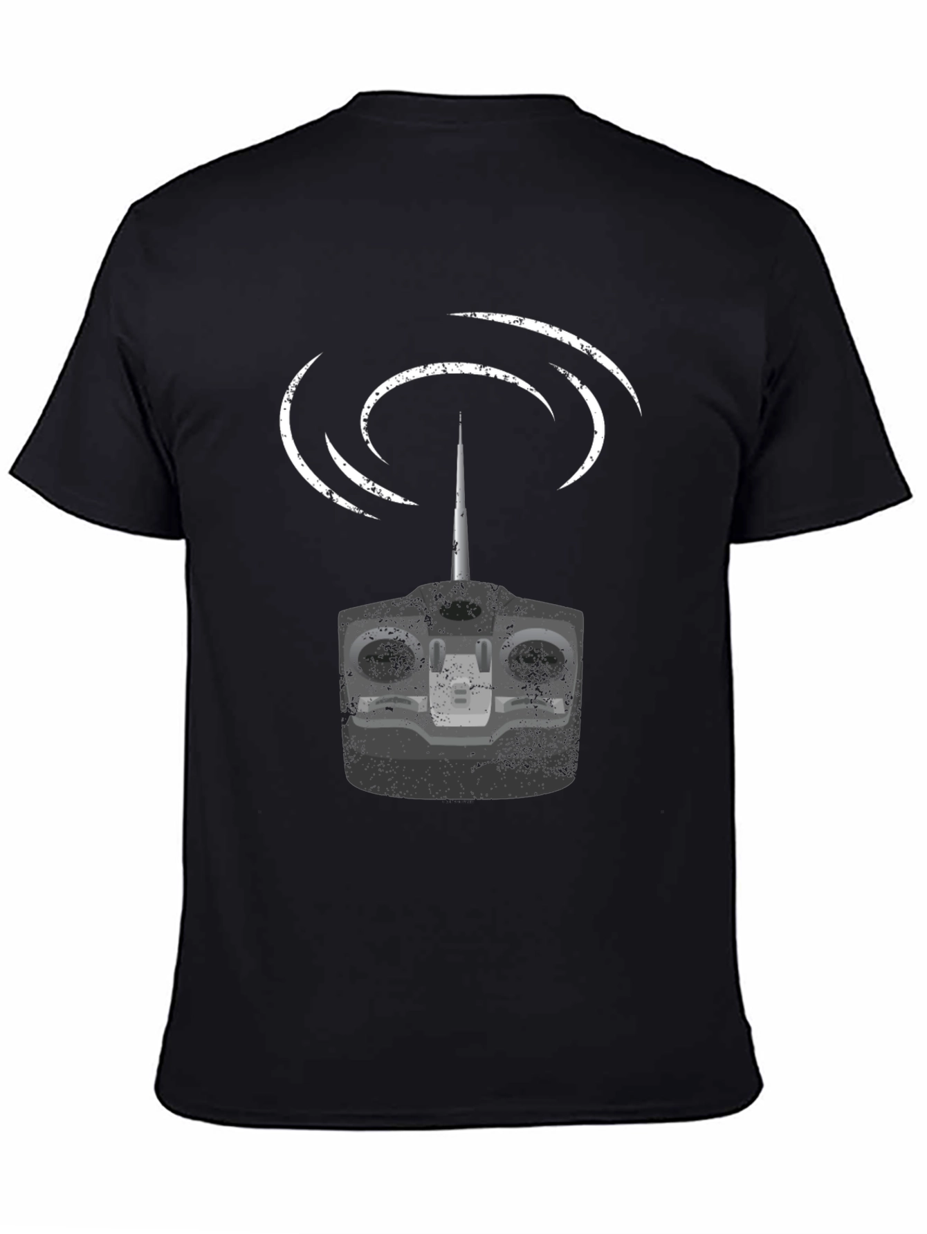 RC Controller Graphic T-Shirt - Black