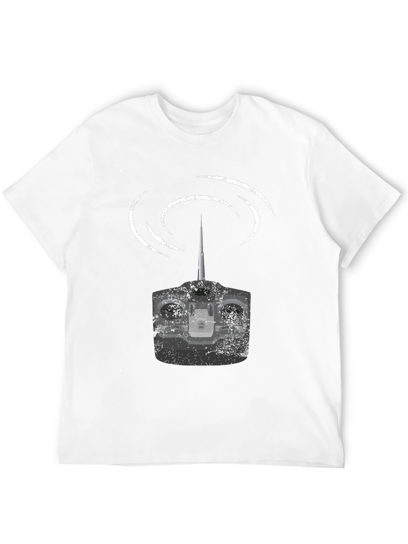 RC Controller Graphic T-Shirt - Black