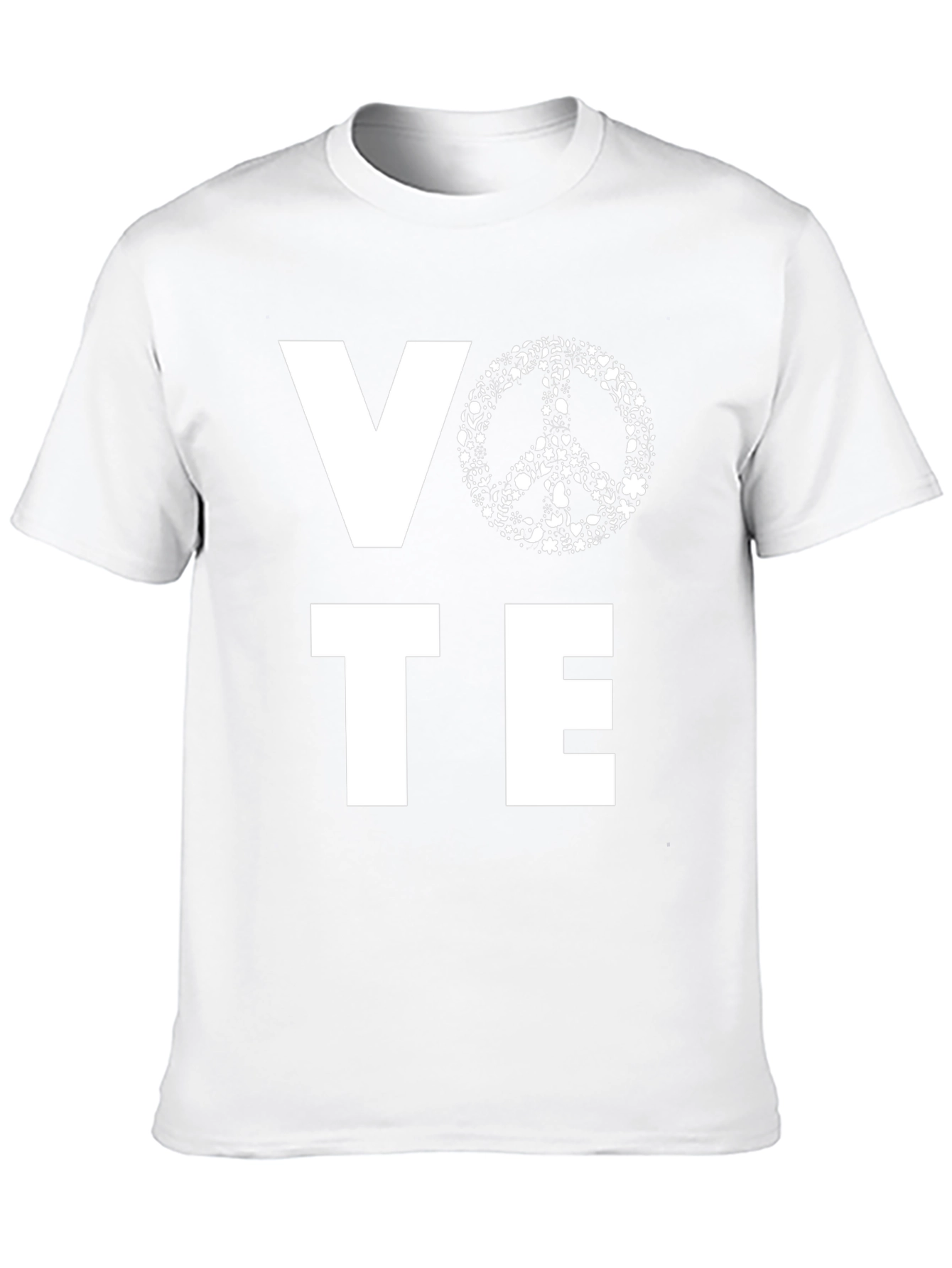 Vote Peace Sign Graphic T-Shirt