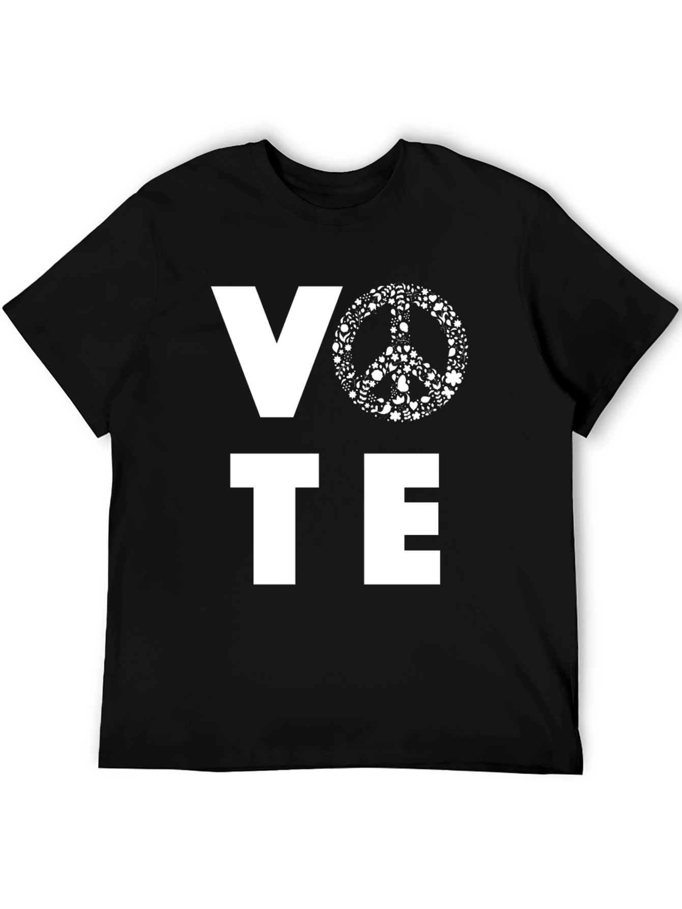 Vote Peace Sign Graphic T-Shirt