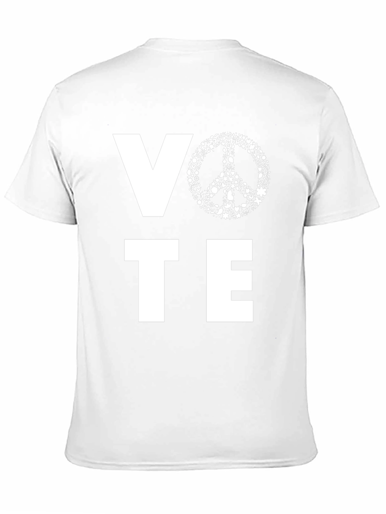 Vote Peace Sign Graphic T-Shirt
