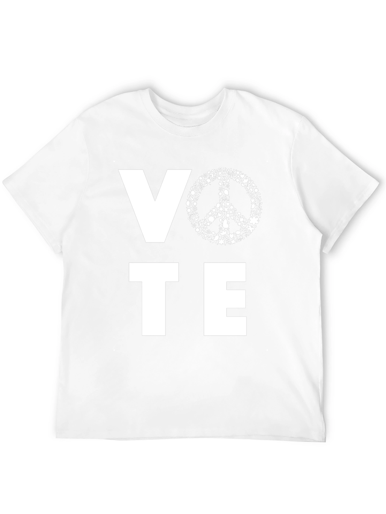 Vote Peace Sign Graphic T-Shirt
