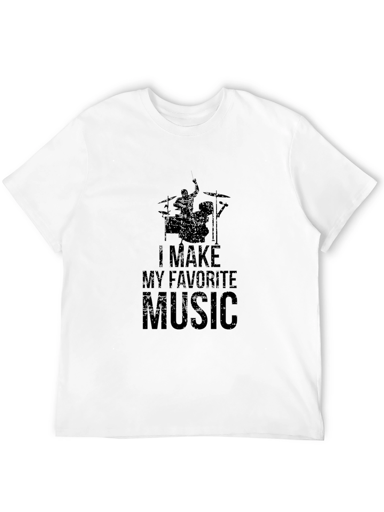 I Make My Favorite Music Black Graphic Tee