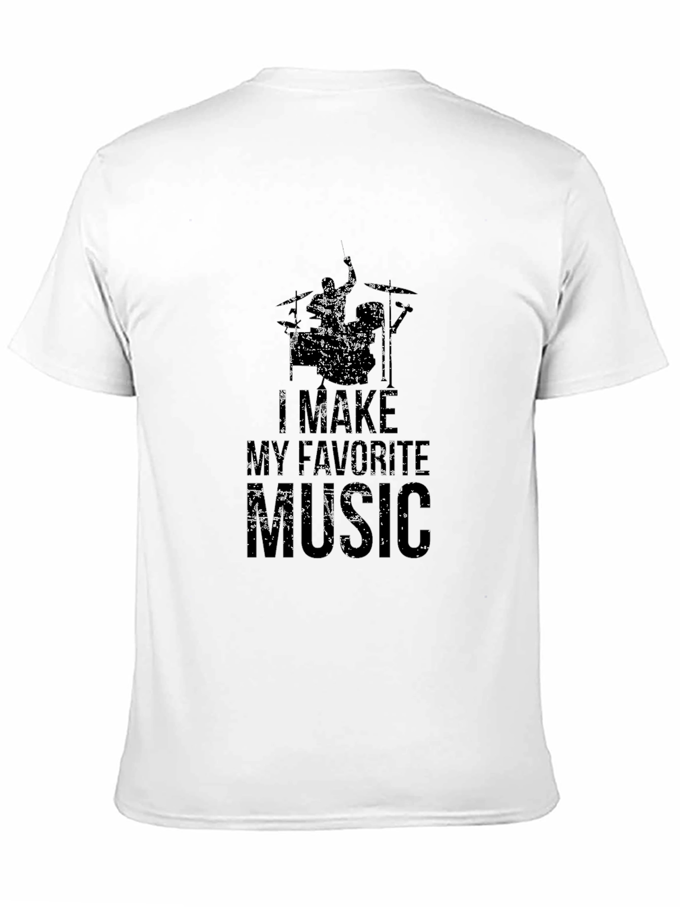 I Make My Favorite Music Black Graphic Tee