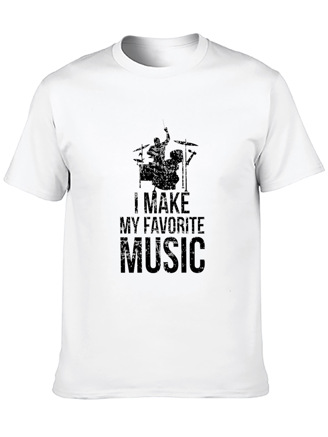 I Make My Favorite Music Black Graphic Tee