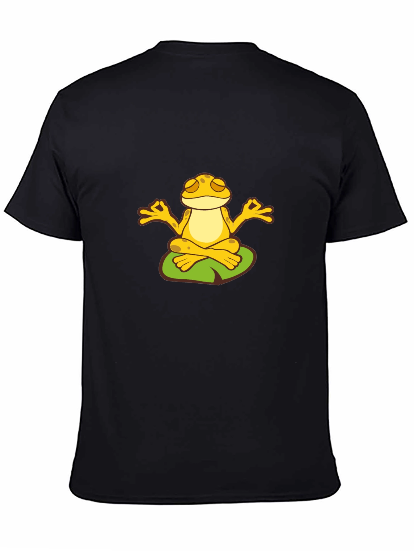 Zen Frog Meditating T-Shirt - Peaceful Yoga Tee