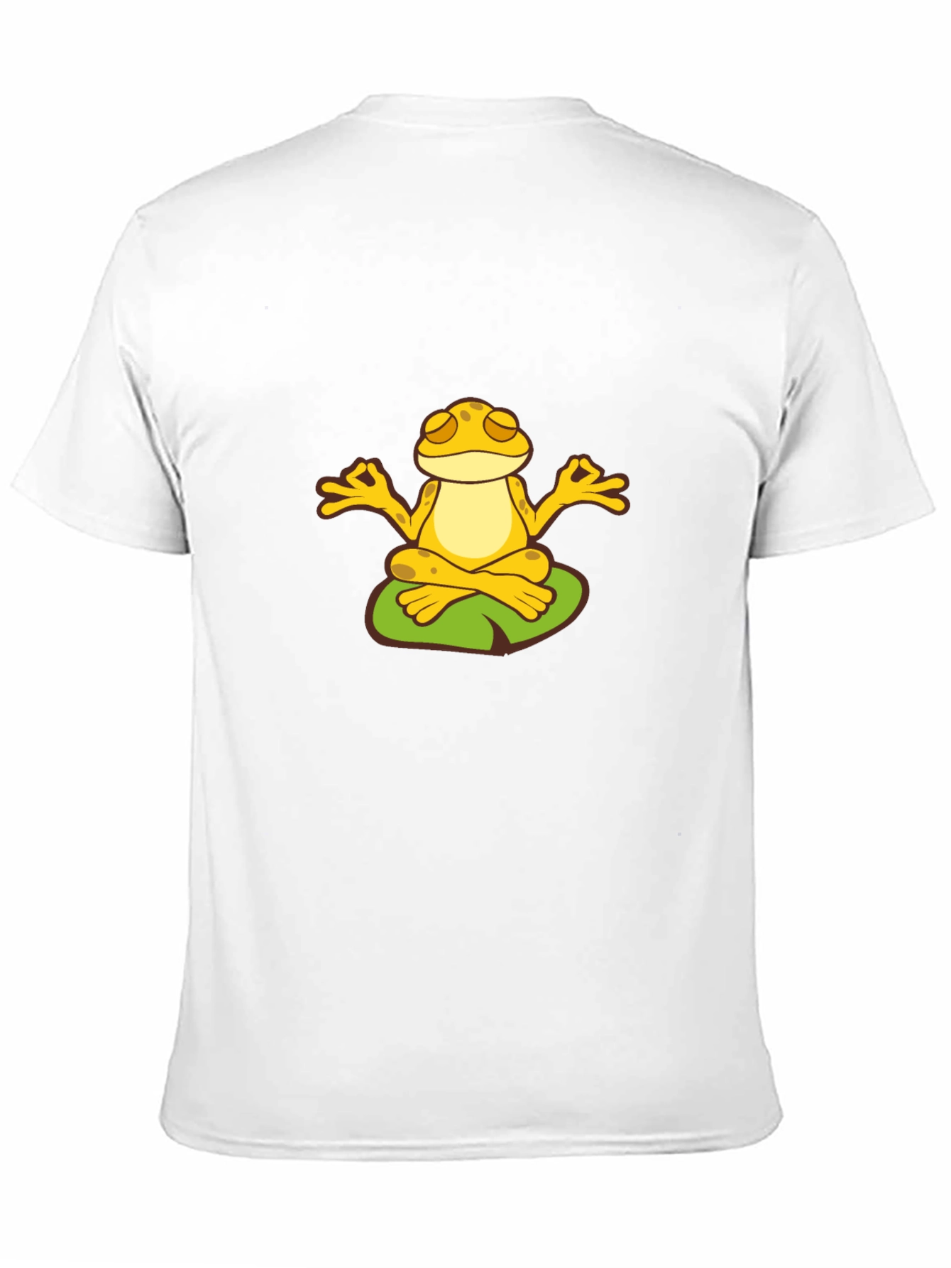 Zen Frog Meditating T-Shirt - Peaceful Yoga Tee