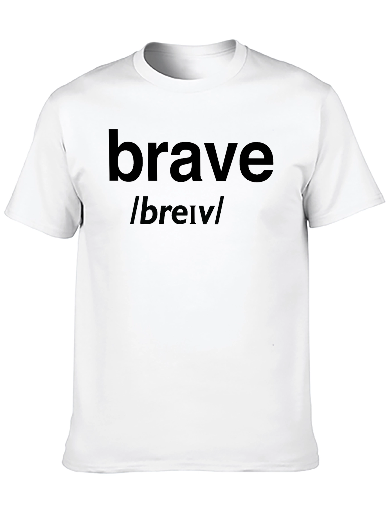 Brave Definition T-Shirt - Black Cotton Tee