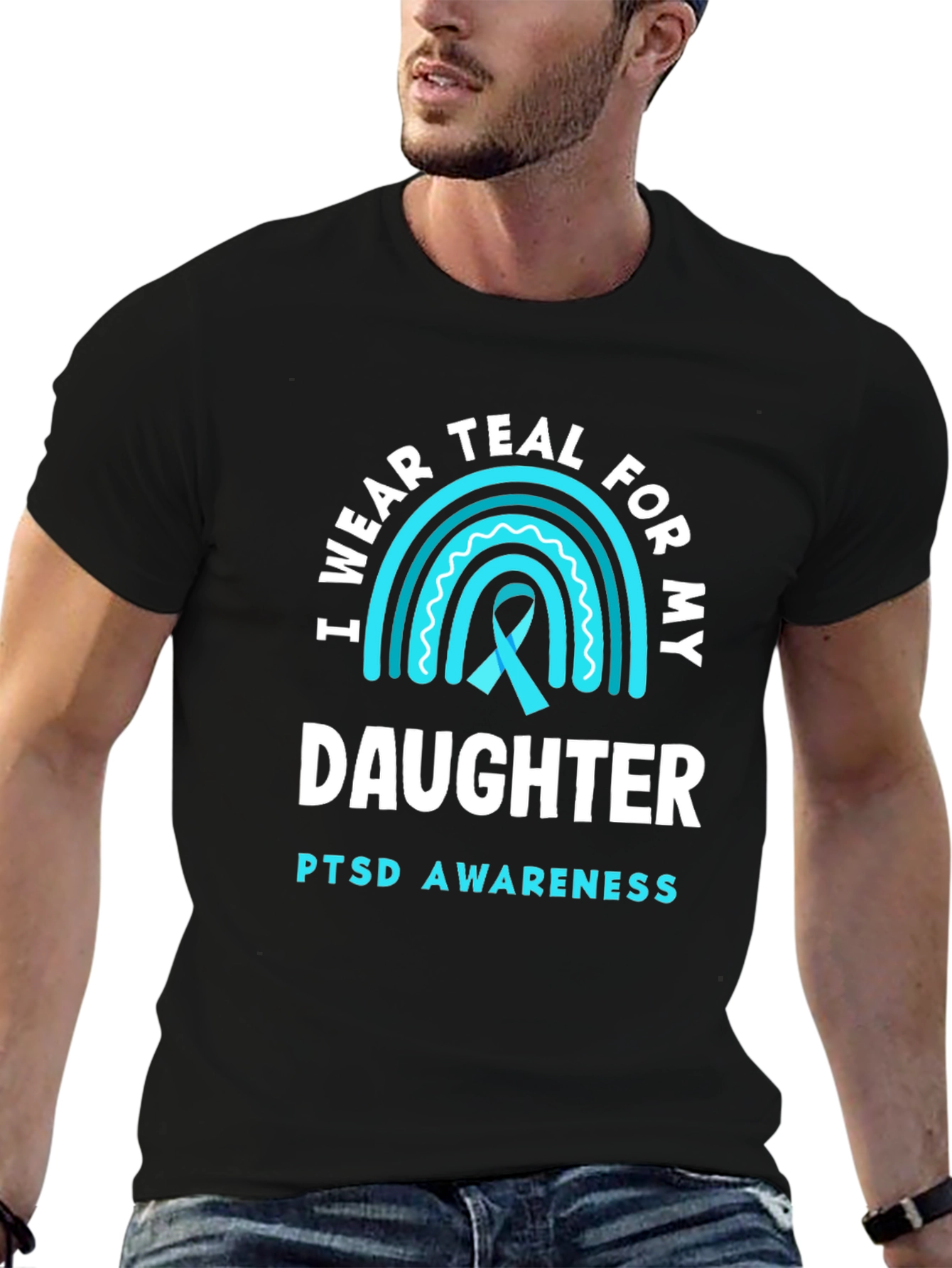 Teal PTSD Awareness Daughter T-Shirt