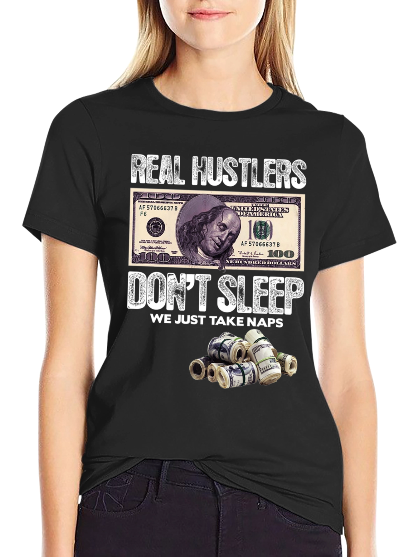 Real Hustlers Graphic T-Shirt