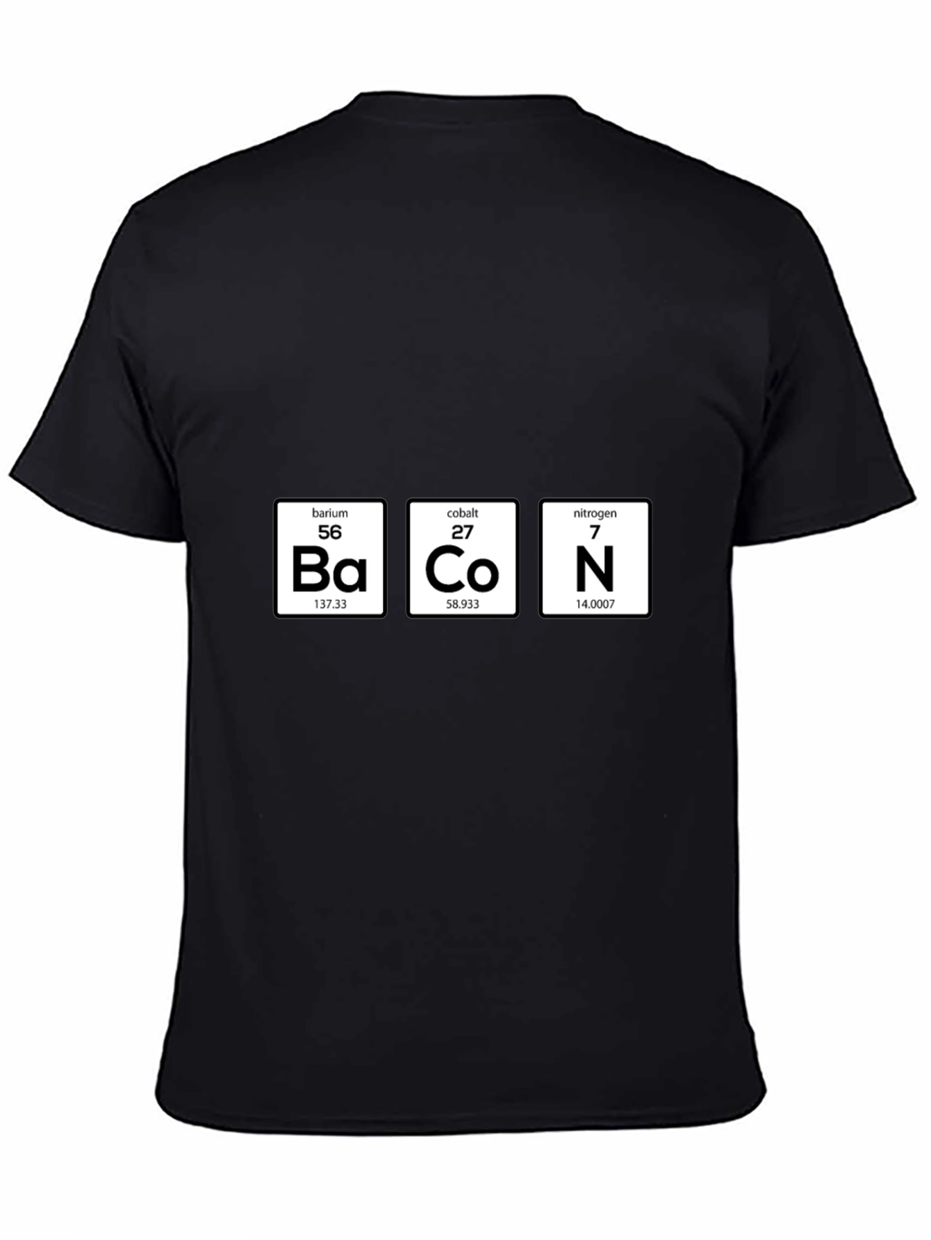 Bacon Periodic Table Funny T-Shirt