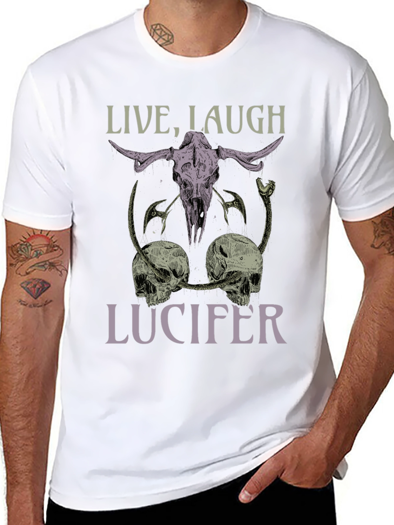 Live Laugh Lucifer Graphic Tee