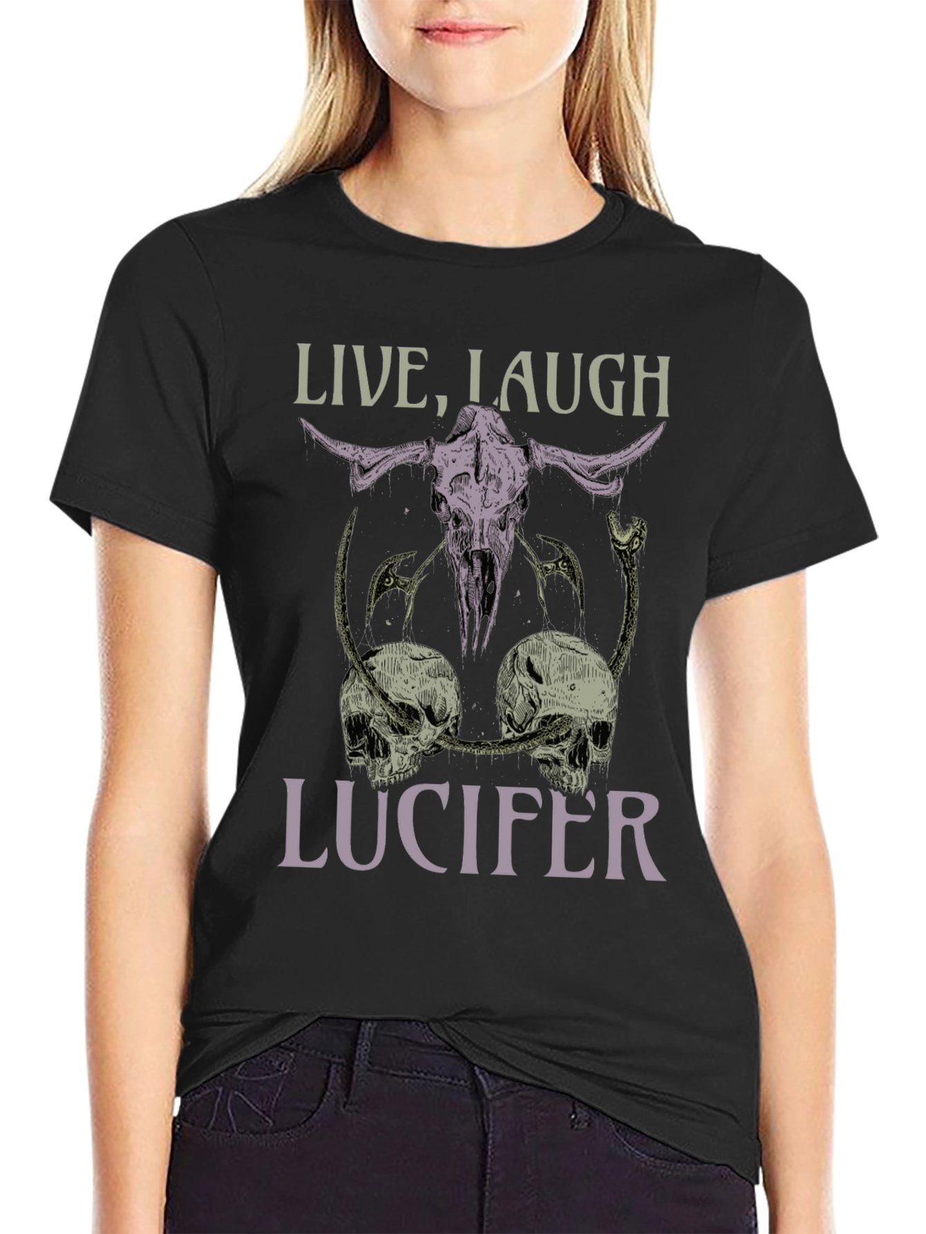 Live Laugh Lucifer Graphic Tee