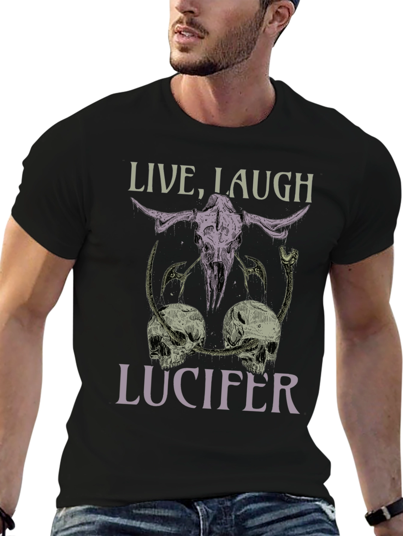 Live Laugh Lucifer Graphic Tee