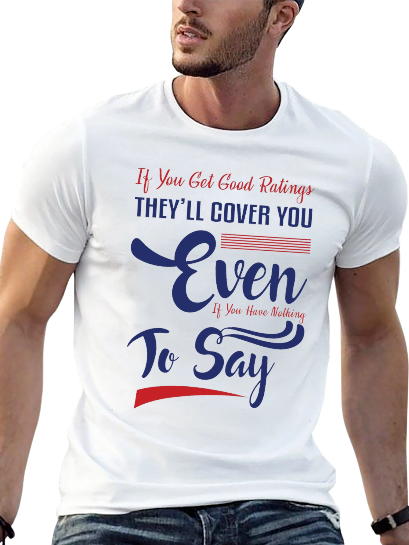 Funny Good Ratings Graphic T-Shirt