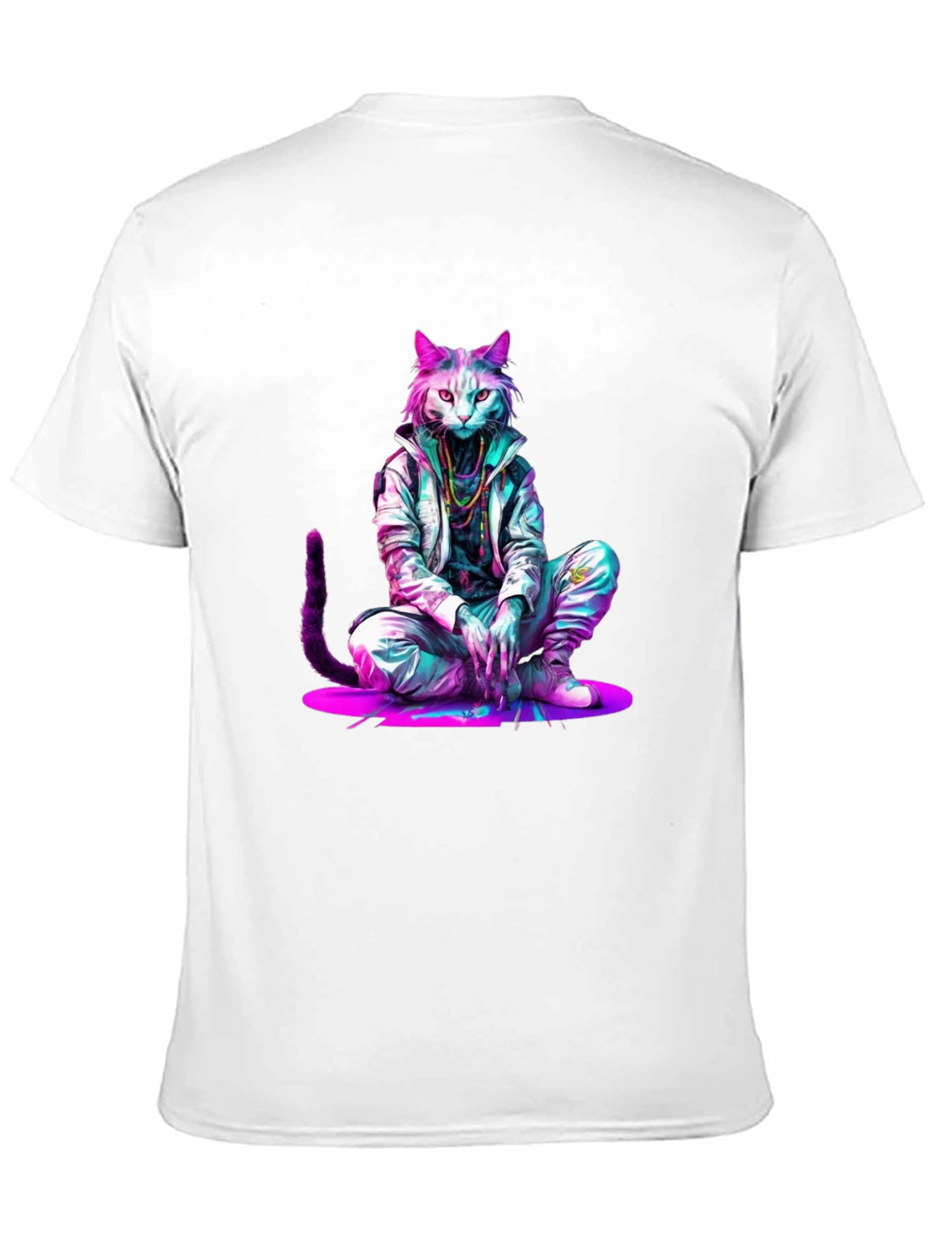 Cool Cat Graphic Tee - Trendy Streetwear