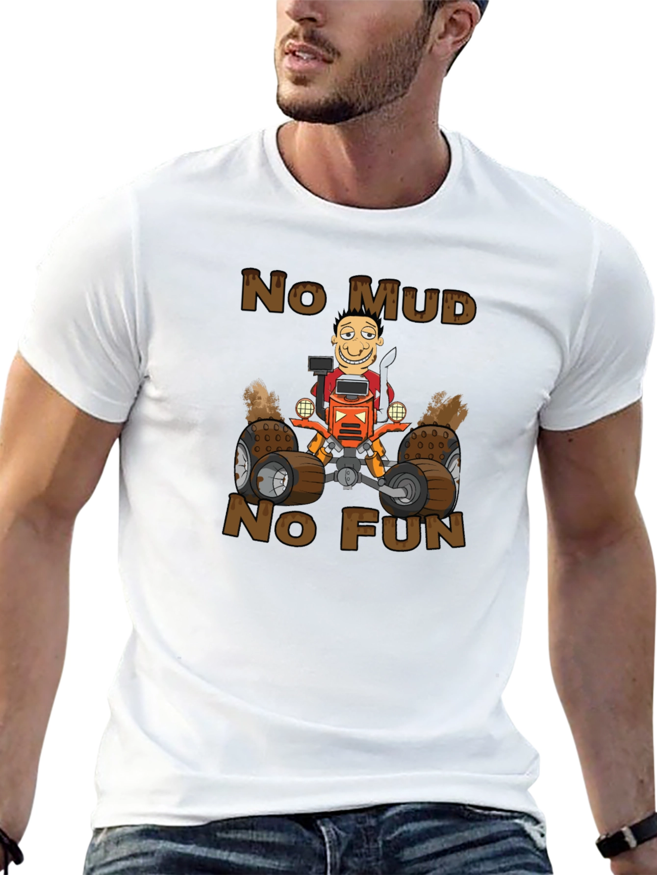 No Mud No Fun ATV Graphic T-Shirt