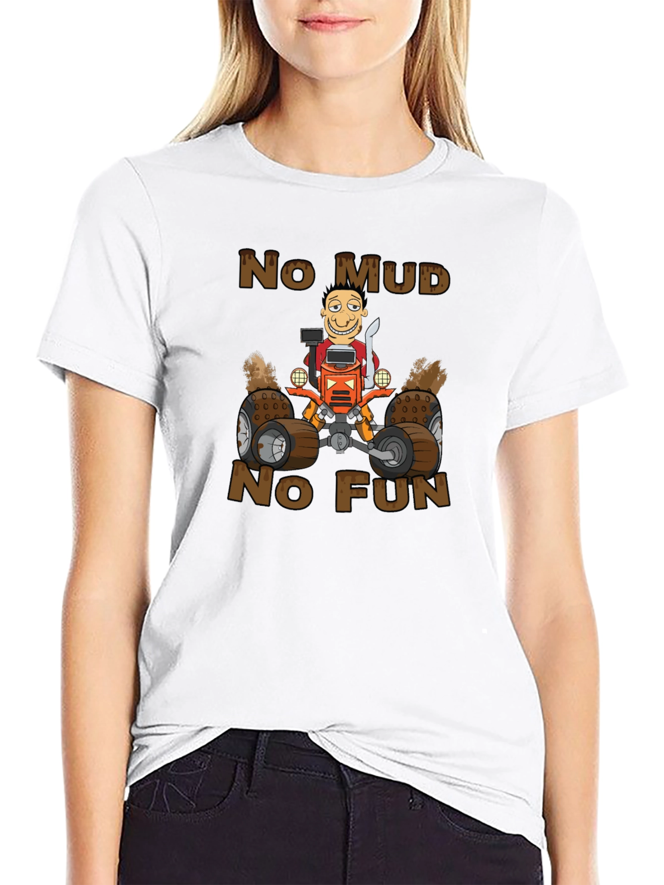 No Mud No Fun ATV Graphic T-Shirt