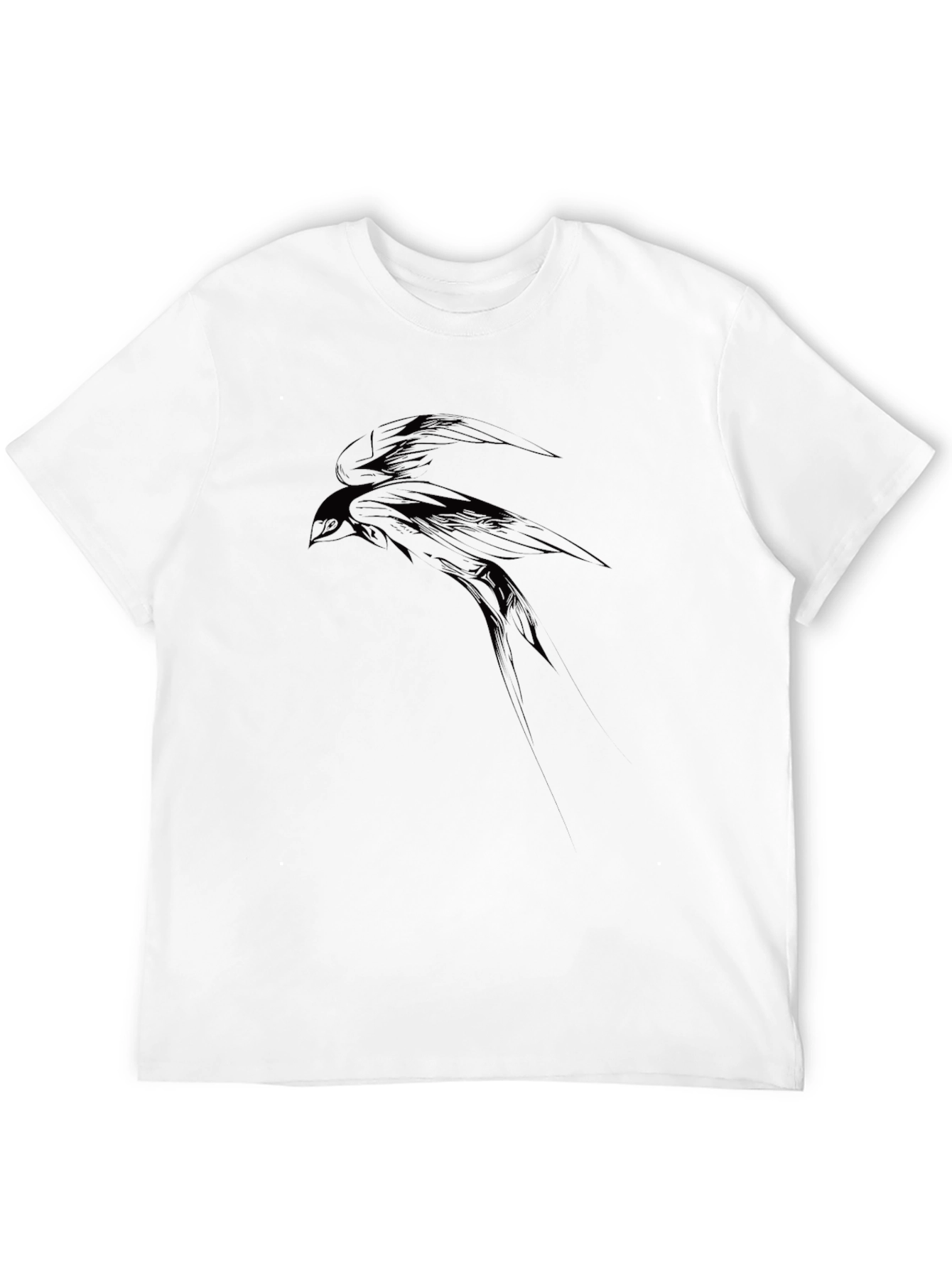 Raven Graphic Black T-Shirt