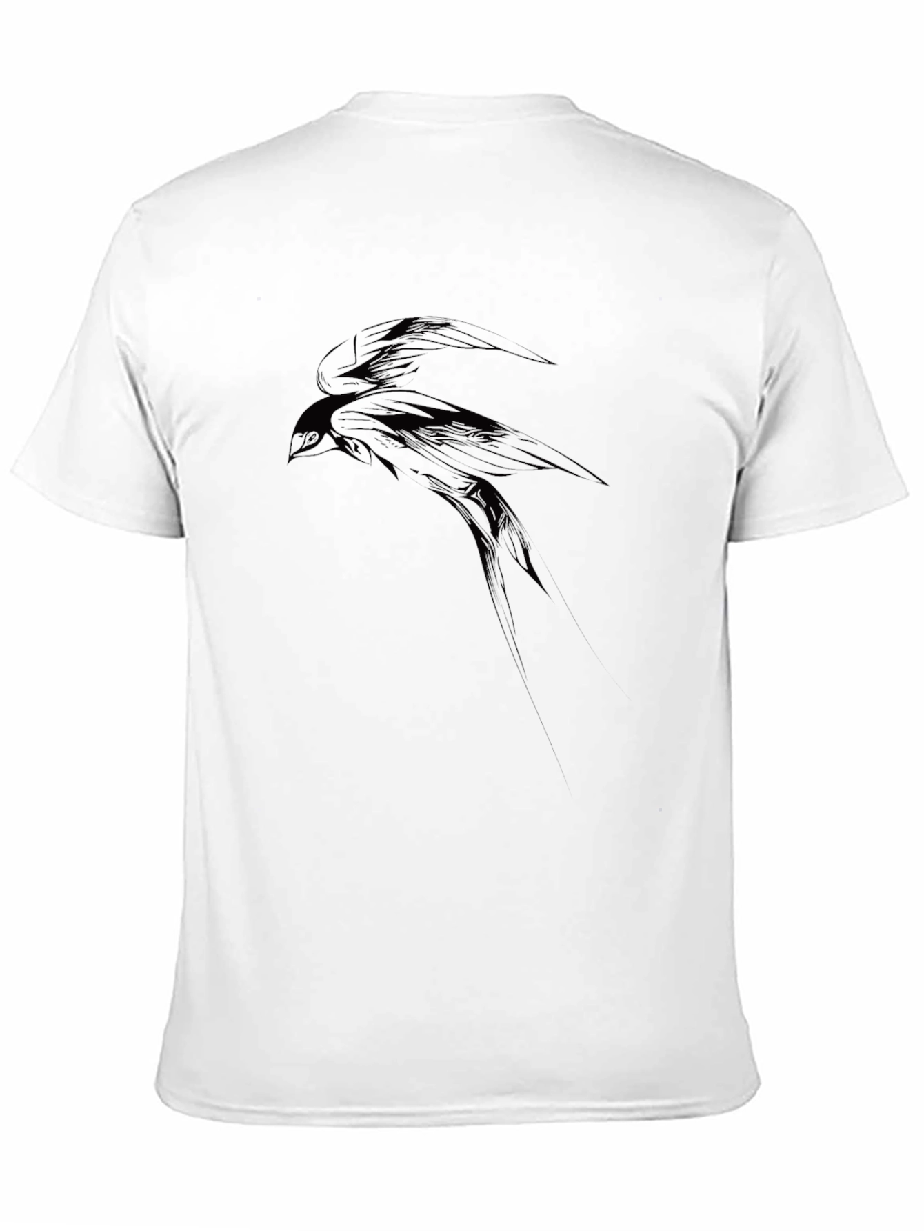 Raven Graphic Black T-Shirt