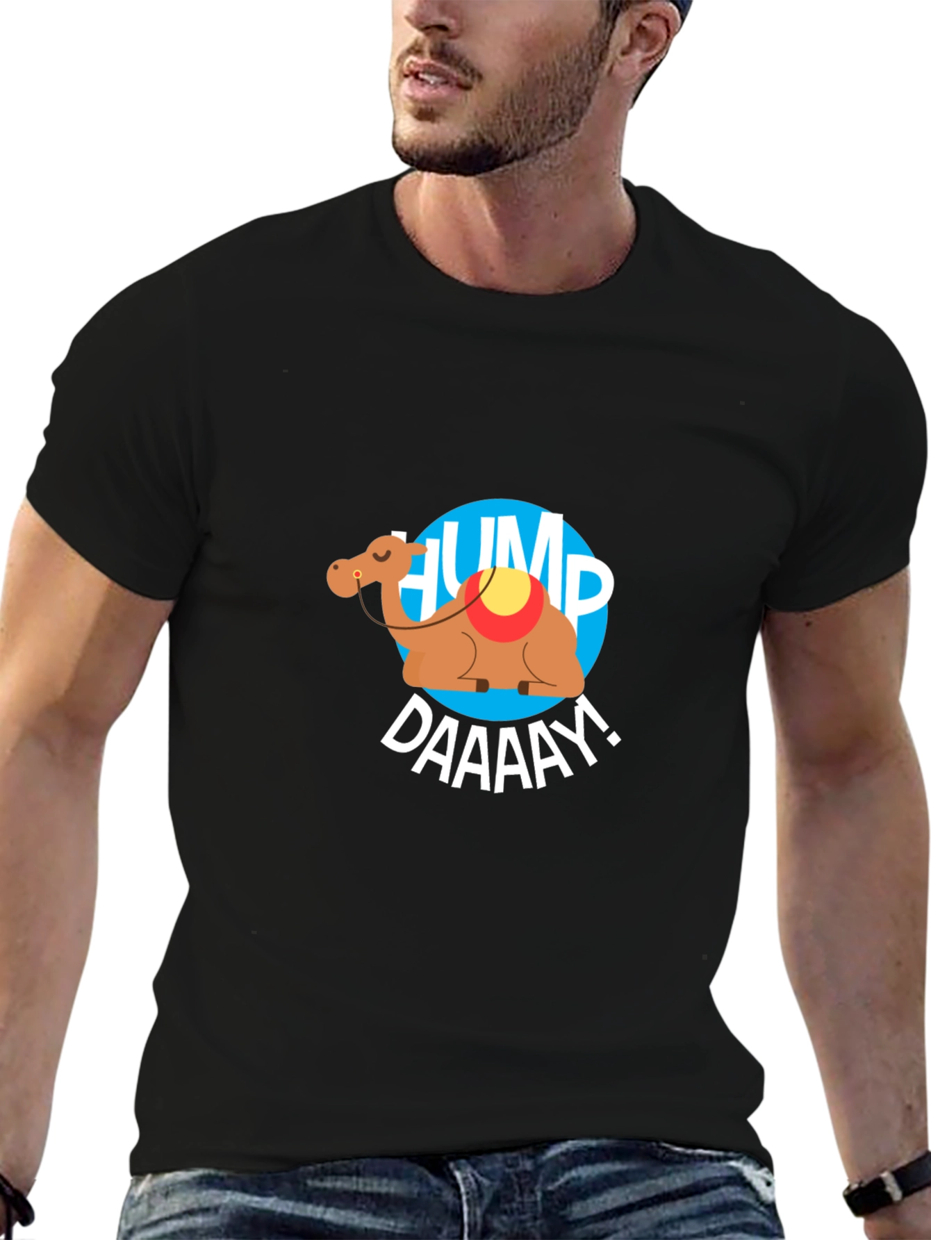 Hump Daaay! Camel Graphic Tee - Black