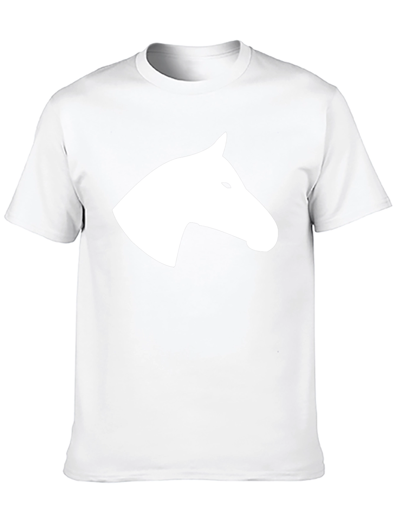 Black Horse Silhouette Tee - Stylish Graphic T-Shirt
