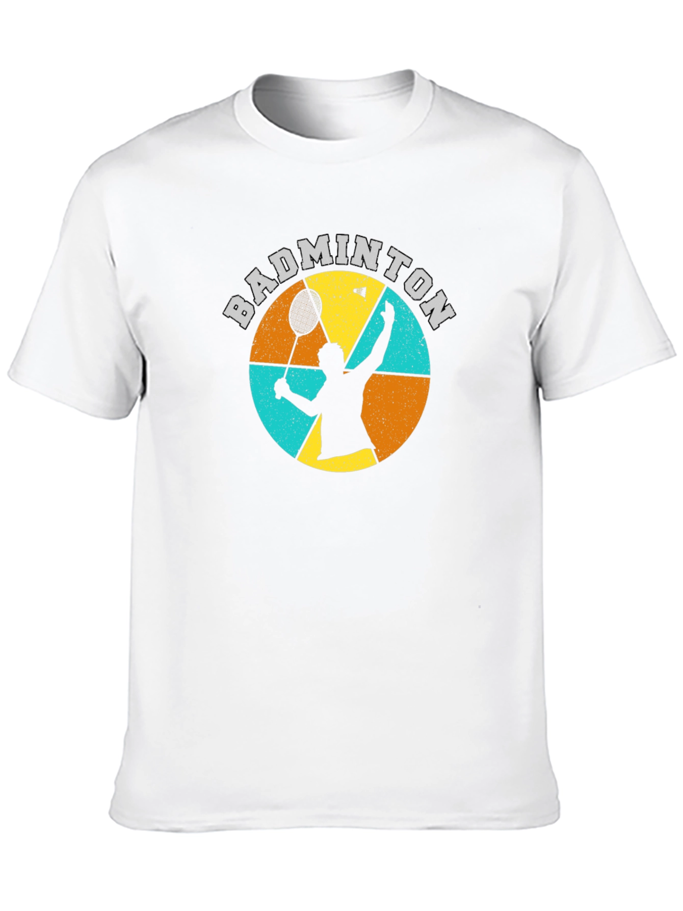 Badminton Graphic T-Shirt Retro Style