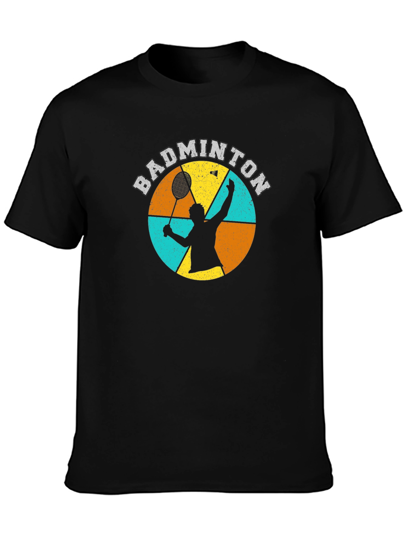 Badminton Graphic T-Shirt Retro Style