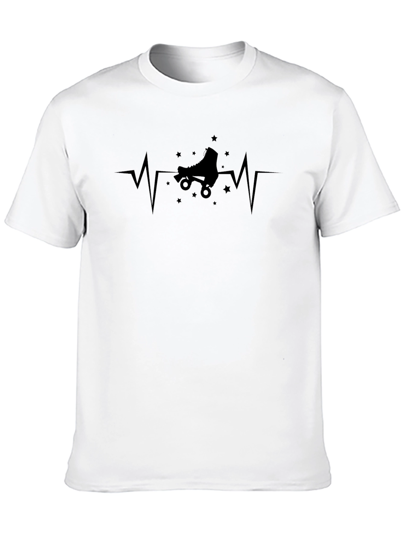 Skate Heartbeat Tee - Roller Derby Style