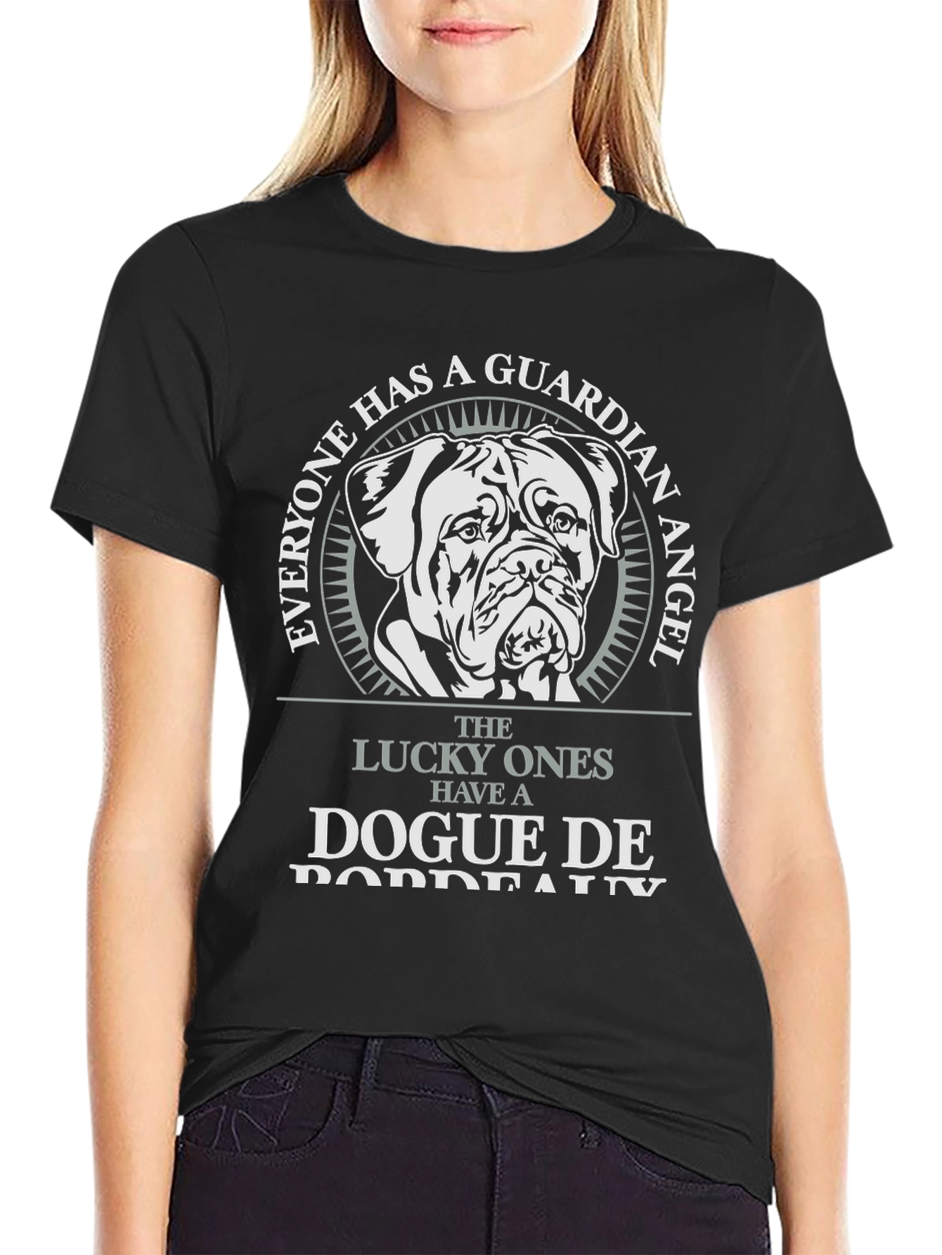 Dogue de Bordeaux Guardian Angel T-Shirt - Unisex