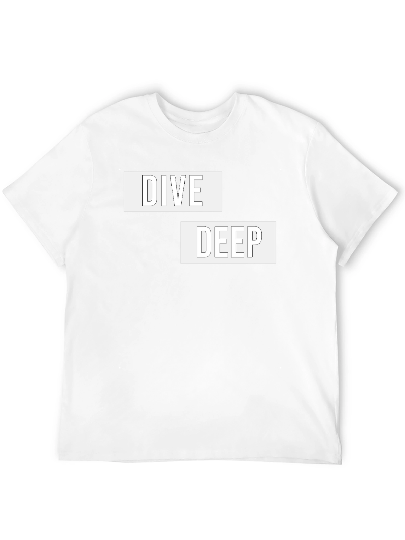 Dive Deep Graphic Tee - Black Cotton Comfort