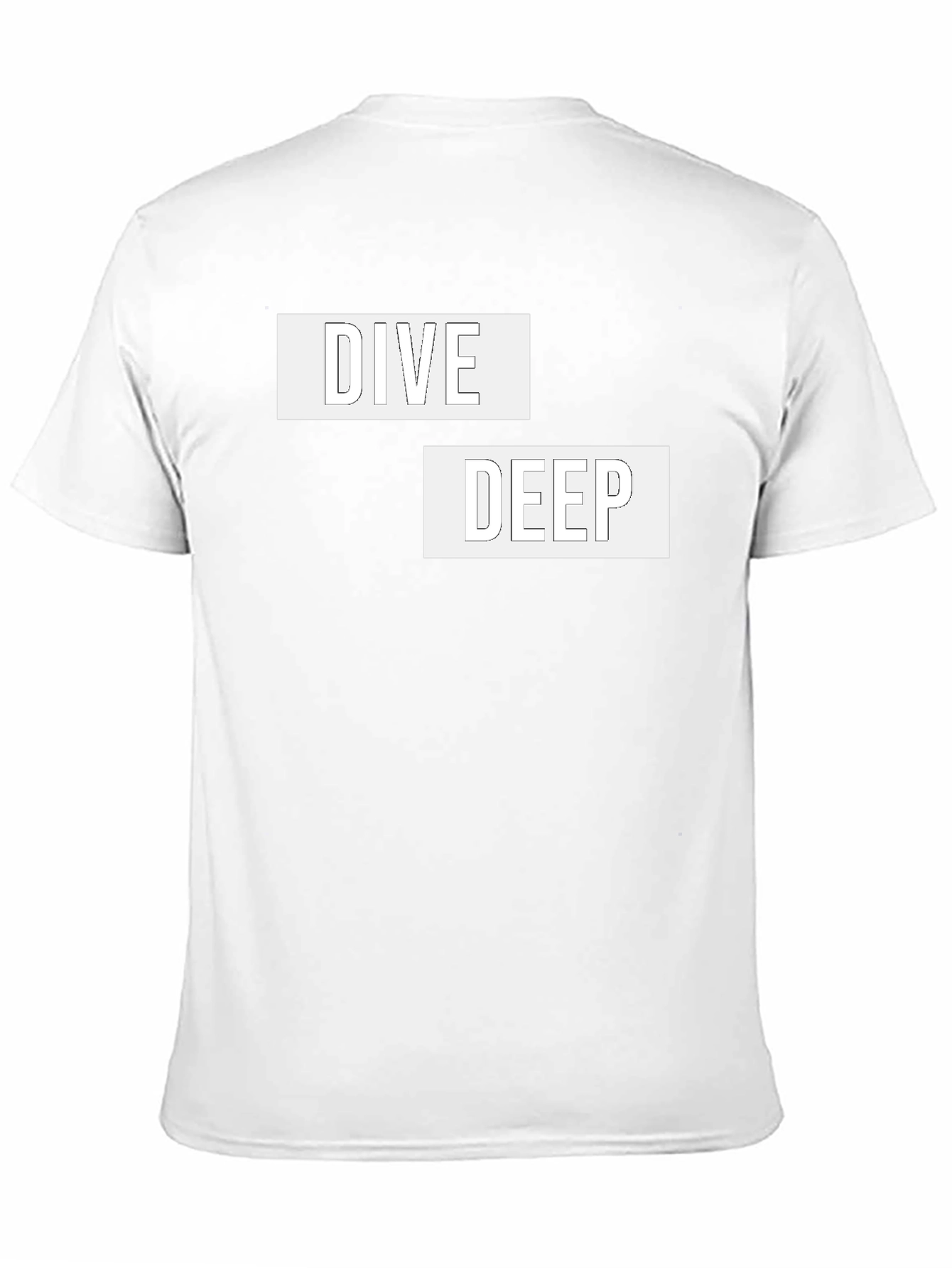 Dive Deep Graphic Tee - Black Cotton Comfort