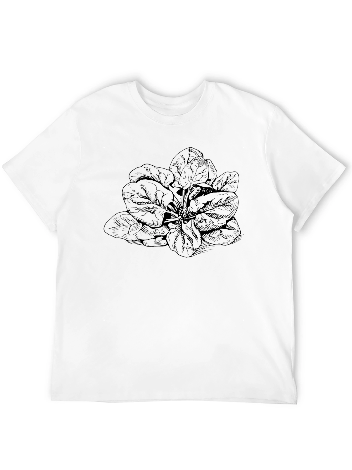 Spinach Graphic T-Shirt - Black Unisex