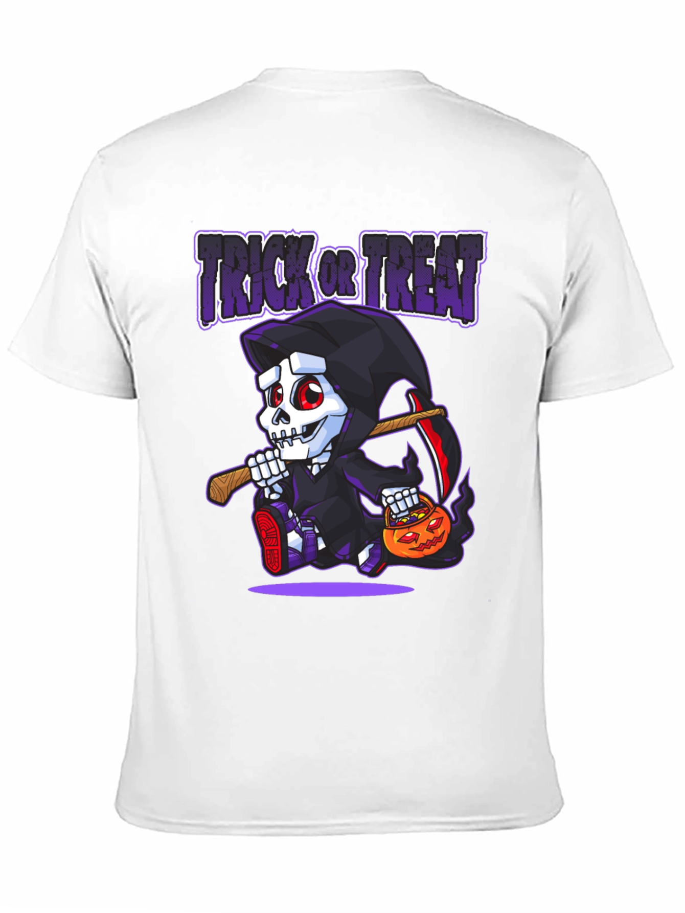 Trick or Treat Grim Reaper T-Shirt