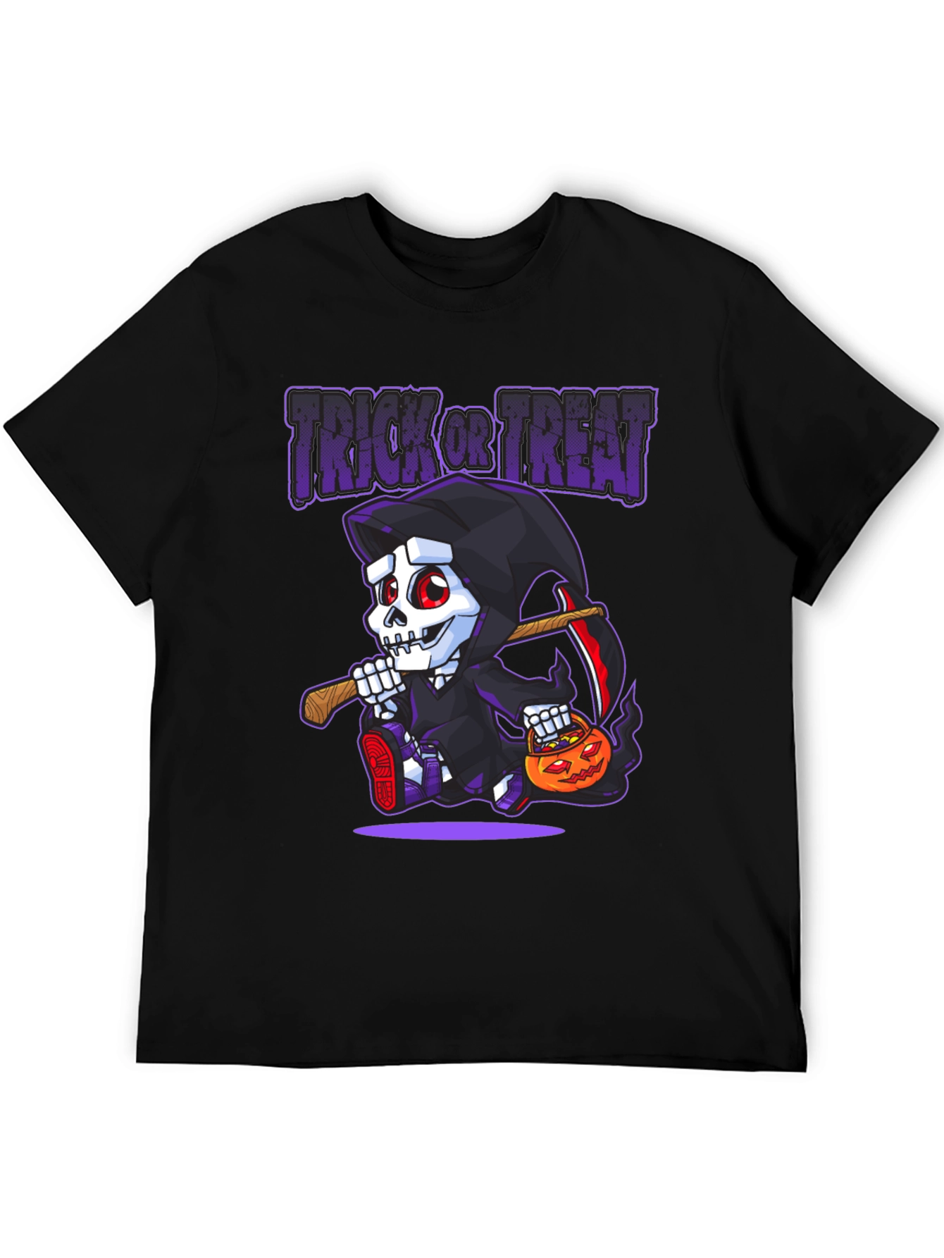 Trick or Treat Grim Reaper T-Shirt