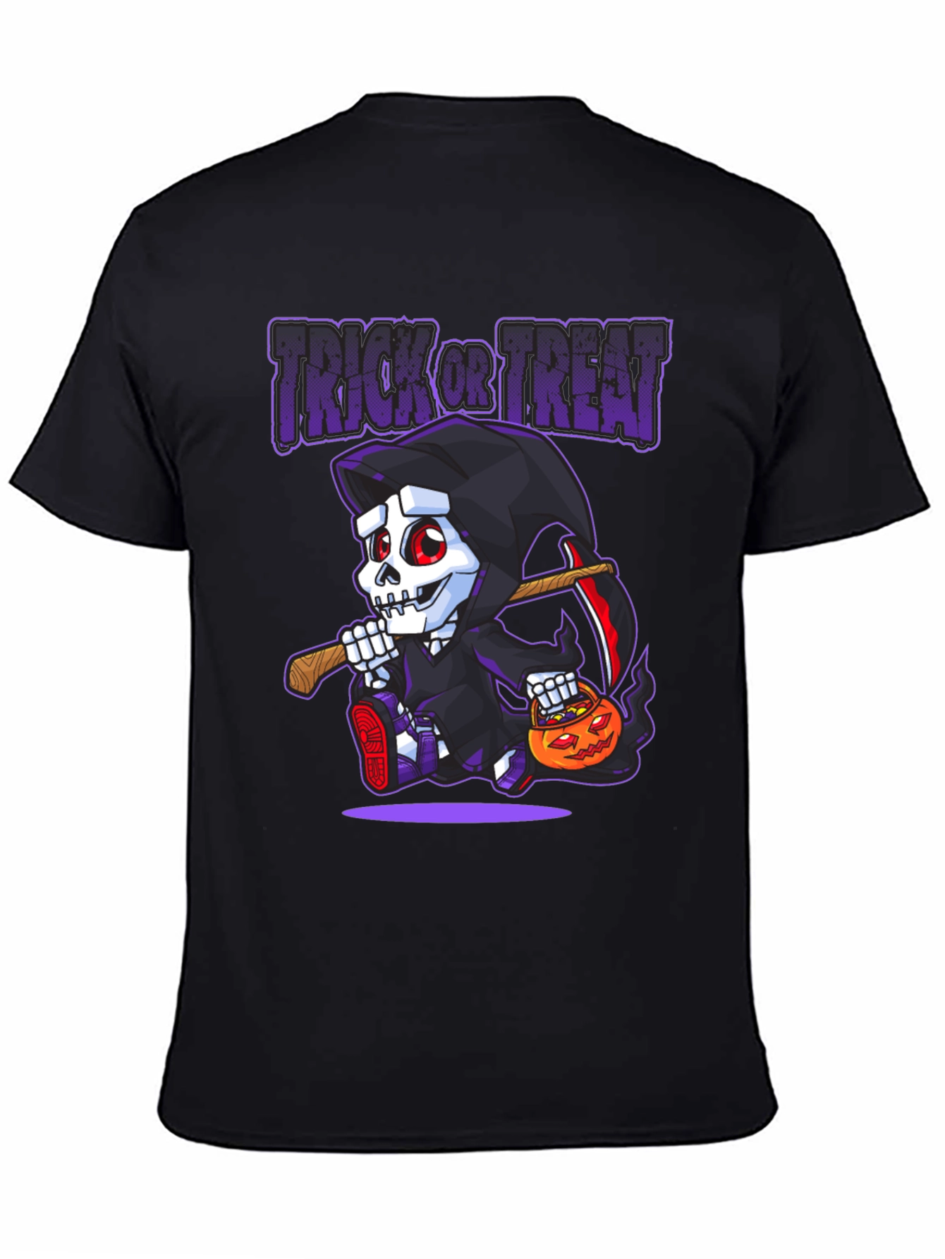 Trick or Treat Grim Reaper T-Shirt