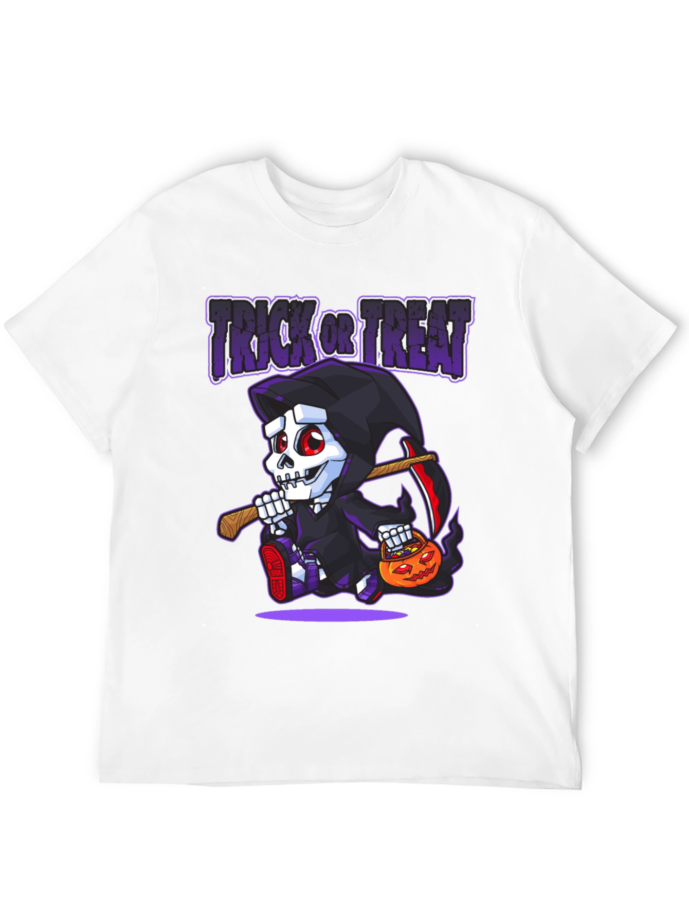 Trick or Treat Grim Reaper T-Shirt