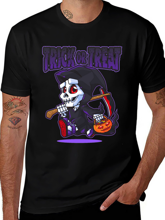 Trick or Treat Grim Reaper T-Shirt