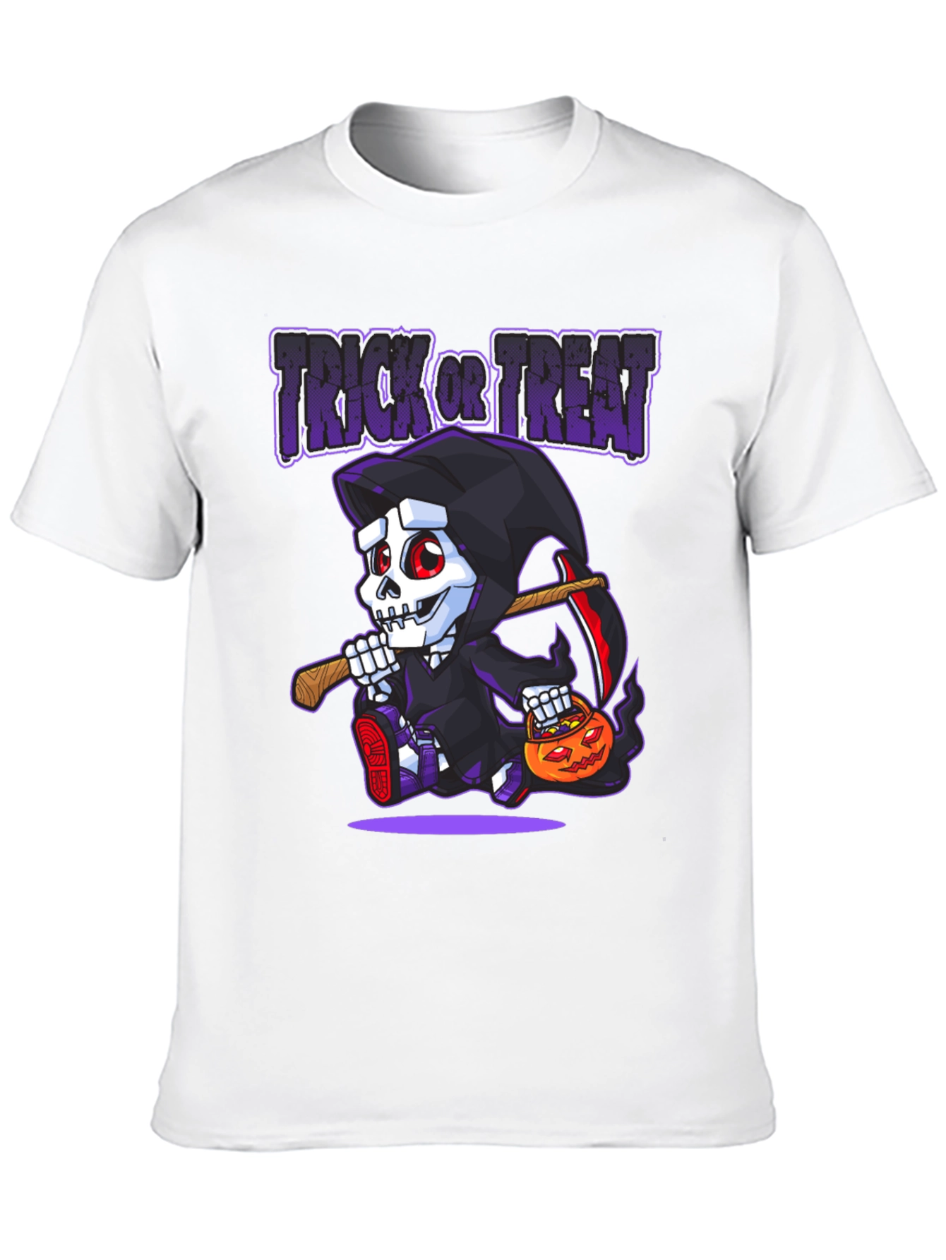 Trick or Treat Grim Reaper T-Shirt