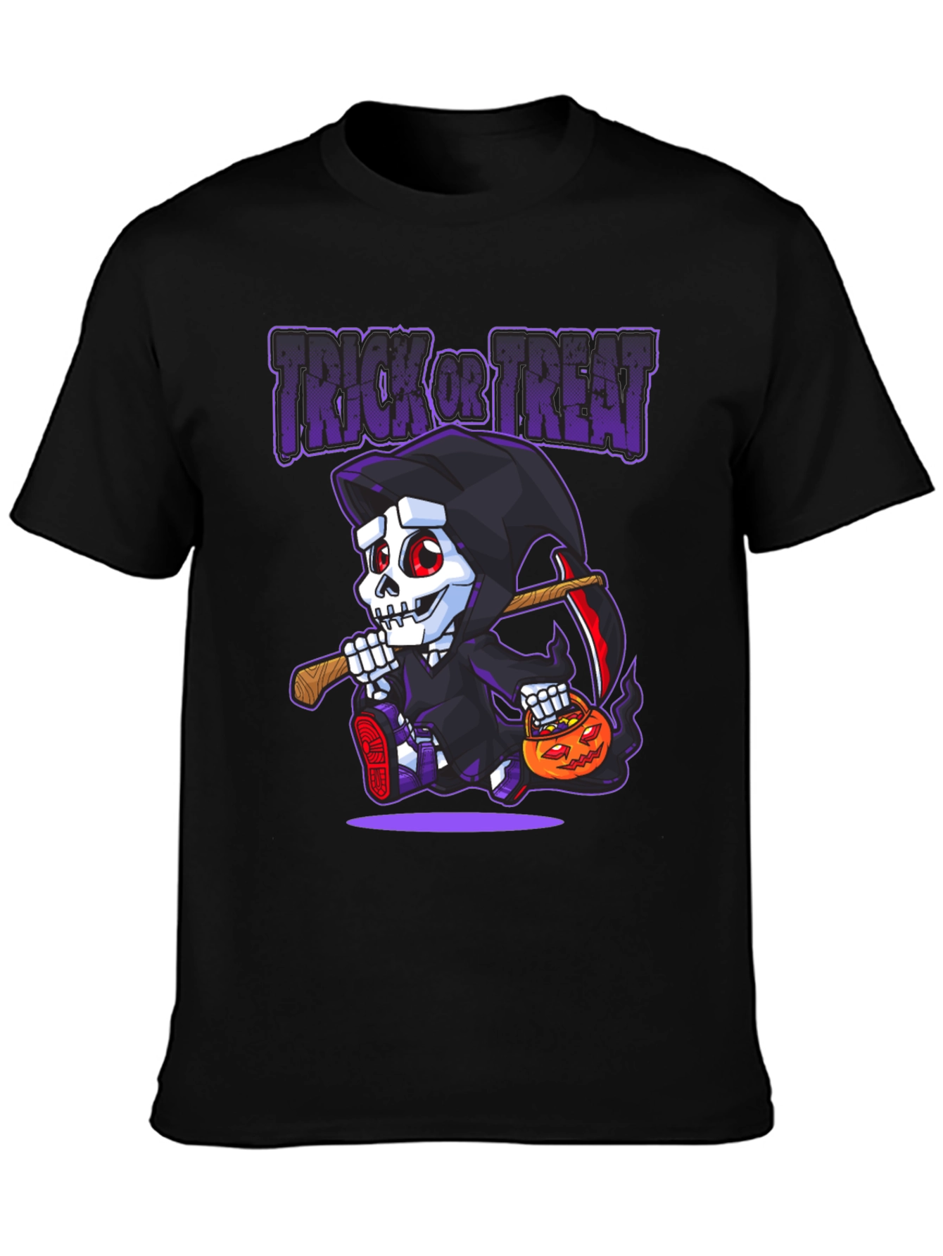 Trick or Treat Grim Reaper T-Shirt