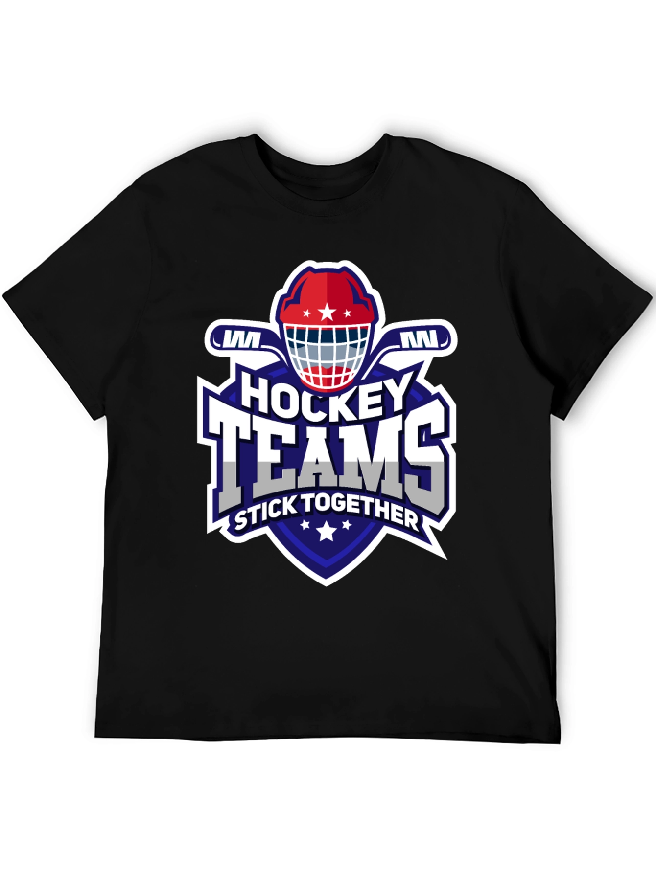 Hockey Teams Stick Together Graphic T-Shirt